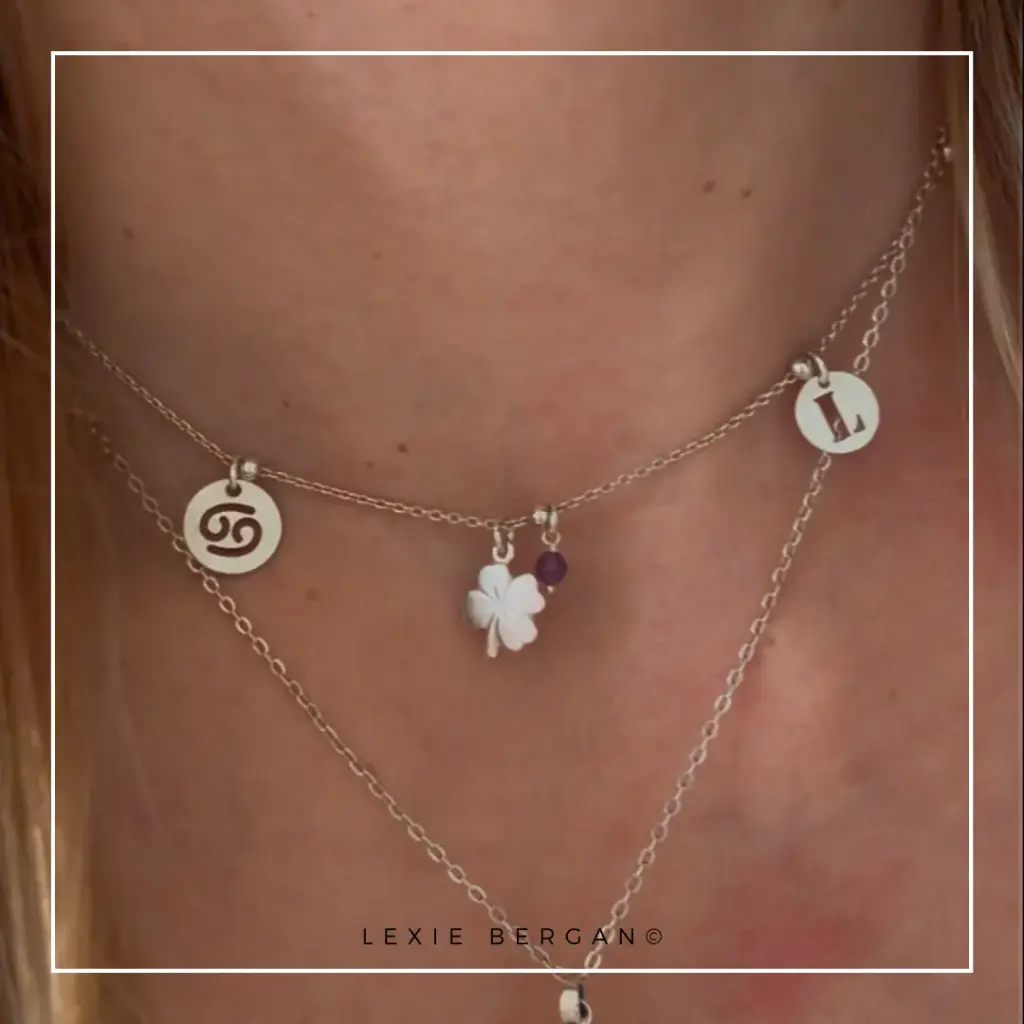 Collier Lettre Astro Chance Améthyste